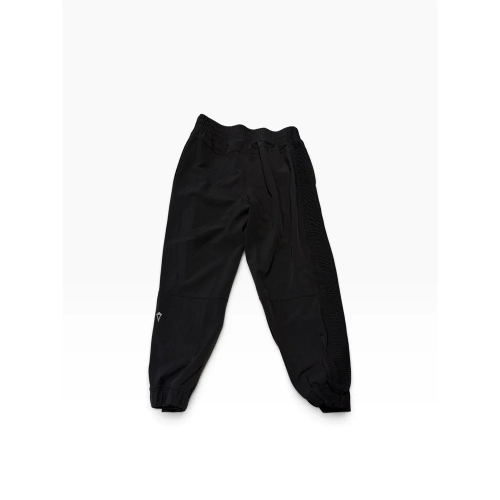 Ivivva by Lululemon Kids Black Active Joggers Pants Size 10 Reflective Logo